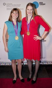 Katie Ledecky, Missy Franklin, and their favorite pieces of jewellery.
