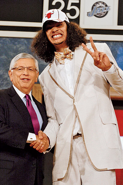 Joakim Noah with The. Best. Photo. In. Draft. History.