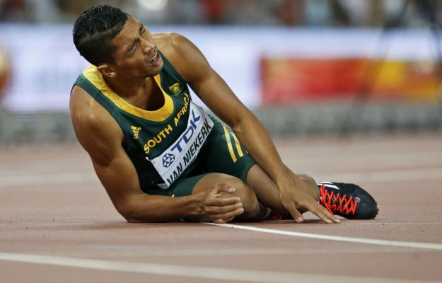 "Well, it was such an effortful race, I think I'll lay down for a it and rest"