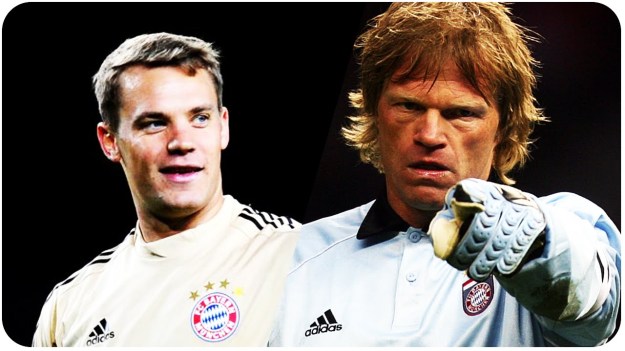 Neuer is definitely the most GERMAN goalkeeper since Oliver Kahn. I mean, all GK's who play for Germany are Germans, but Neuer is GERMAN, right? Just like Kahn was.